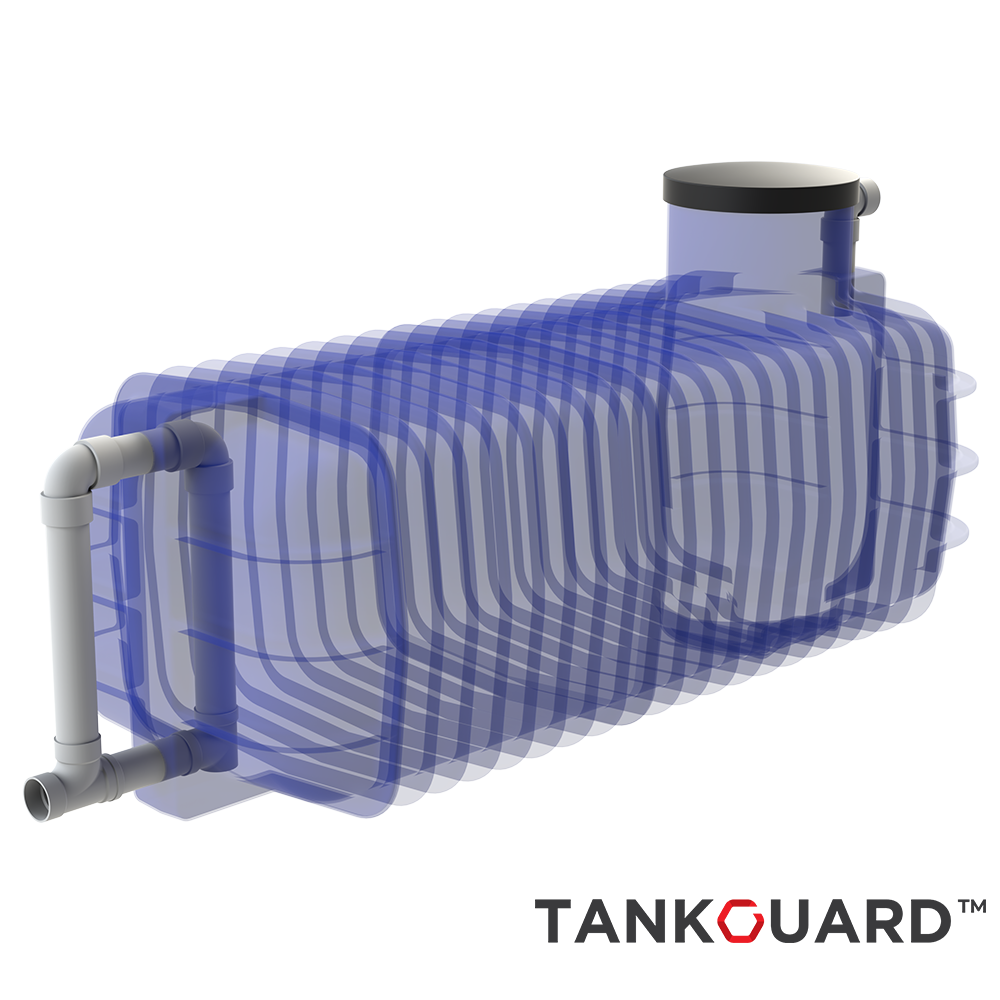 ENDURO Underground Tank 3,000 Ltr 1.0m  - with TankGuard®️